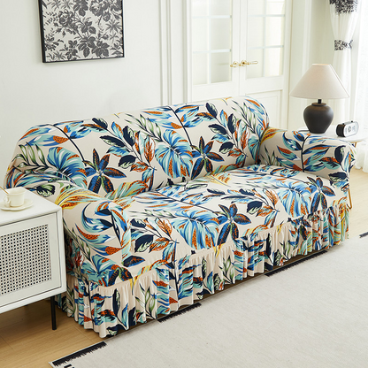 🛋️50% DE RÉDUCTION !🧵 Housses de canapé universelles extensibles – Tissu élastique, fixation antidérapante🌿🏠