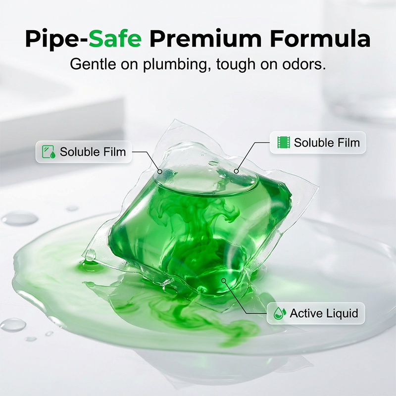 🏠💧 50 % DE RÉDUCTION ! Capsules anti-odeurs pour canalisations – Leur formule à base de bio-enzymes neutralise les odeurs à la source. Un parfum frais immédiat, sans produits chimiques agressifs. Dites adieu aux odeurs gênantes