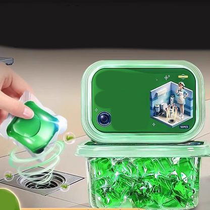 🏠💧 50 % DE RÉDUCTION ! Capsules anti-odeurs pour canalisations – Leur formule à base de bio-enzymes neutralise les odeurs à la source. Un parfum frais immédiat, sans produits chimiques agressifs. Dites adieu aux odeurs gênantes