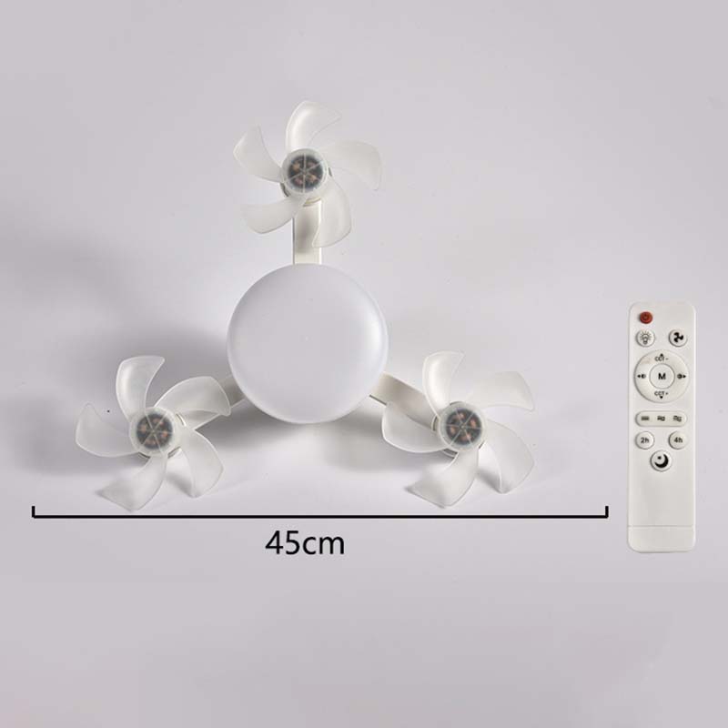 🌀Nouveau ventilateur de plafond avec éclairage et douille E27 – Ventilateur LED silencieux 2 en 1 avec télécommande, combinaison écoénergétique de refroidissement et d'éclairage pour la chambre à coucher