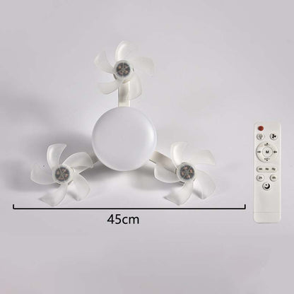 🌀Nouveau ventilateur de plafond avec éclairage et douille E27 – Ventilateur LED silencieux 2 en 1 avec télécommande, combinaison écoénergétique de refroidissement et d'éclairage pour la chambre à coucher