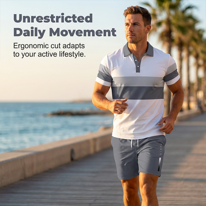👕 PROMO -50% ! 💥 Set 2 Pièces Chemise & Short Homme Imprimé Numérique – Tissu Premium Respirant, Coupe Athlétique, Infroissable · 5 Coloris · S–6XL ✨ 2 Achetés = Livraison Gratuite