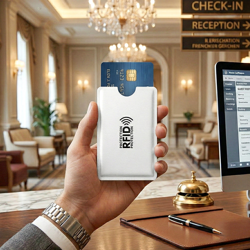 💳🔒 PROMO Étuis anti-RFID pour cartes bancaires protection contre le piratage ✨