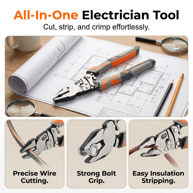 🔧 PROMO FLASH : 50% DE RÉDUCTION ! Pince Coupe-Câble à Cliquet – Mécanisme Autobloquant & Poignées Antidérapantes for Travaux d'Électricité Sans Effort ⚙️✨
