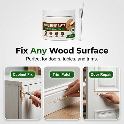🛠️ Des rayures sur le bois ? Elles disparaissent avec cette pâte réparatrice ! Parfaite pour les meubles et les sols ✨