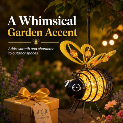 🐝 Suspension solaire en forme d'abeille pour l'extérieur – Le cadeau idéal pour les amateurs de plantes, les mamans ou tout simplement ceux qui aiment sourire ❤️