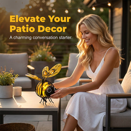 🐝 Suspension solaire en forme d'abeille pour l'extérieur – Le cadeau idéal pour les amateurs de plantes, les mamans ou tout simplement ceux qui aiment sourire ❤️