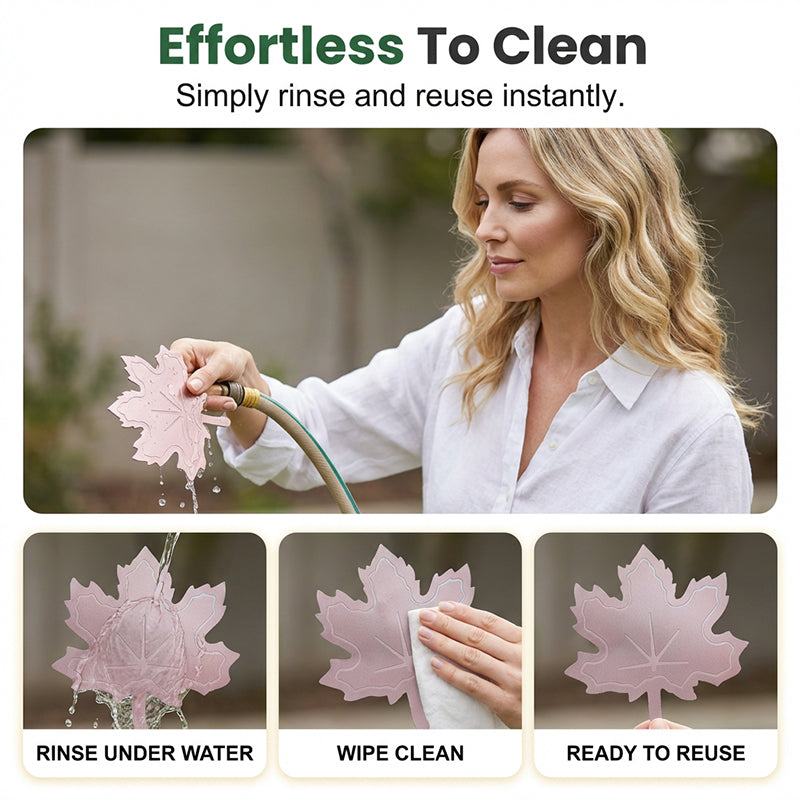 Purificateur universel pour bain d’oiseaux en forme de feuille d’érable