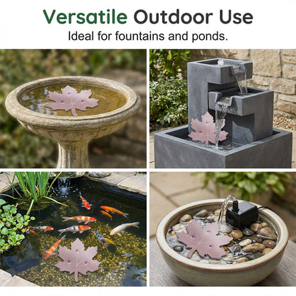 Purificateur universel pour bain d’oiseaux en forme de feuille d’érable