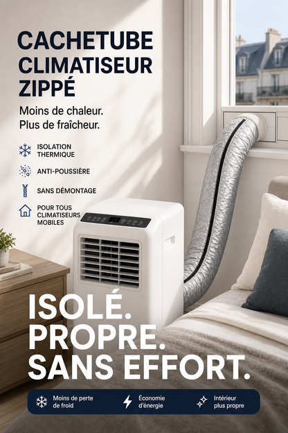🔥Gaine isolante pour tuyau de climatisation : un indispensable pour la maison en été