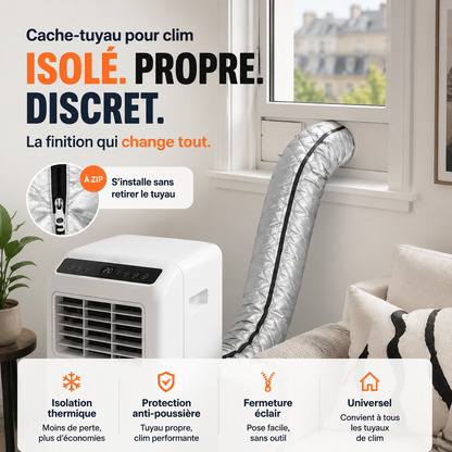 🔥Gaine isolante pour tuyau de climatisation : un indispensable pour la maison en été