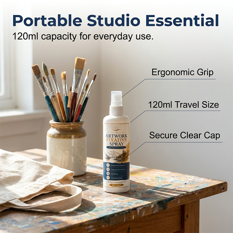 🥳PROMOTION EXCEPTIONNELLE 2026🥳💞Plus de 50 000 unités vendues !🎨🖌️ 50 % de réduction ! Fixateur en spray à séchage rapide – Protège le fusain et les pastels des bavures. Brume ultra-fine, sans coulures. Fini mat, couleurs éclatantes ! 🛡️✨