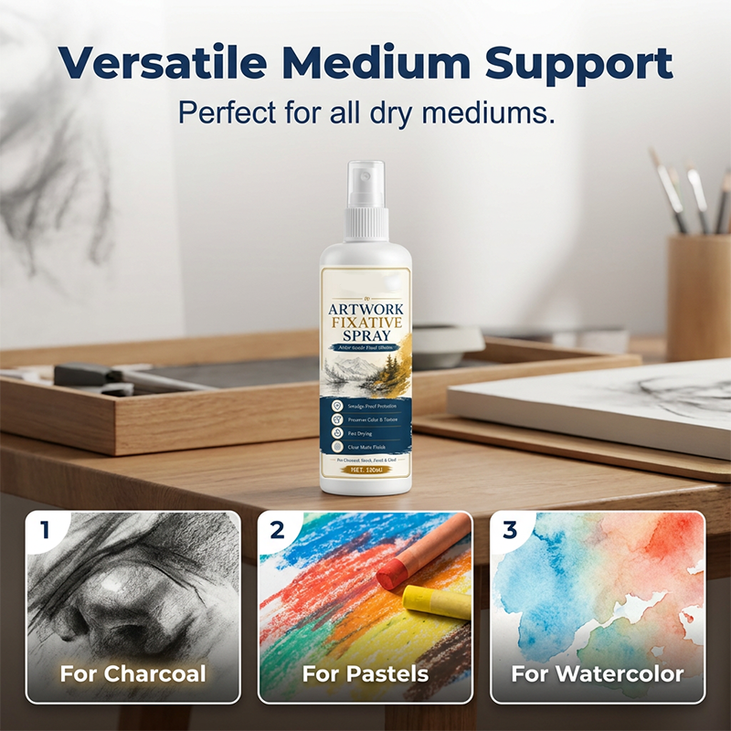 🥳PROMOTION EXCEPTIONNELLE 2026🥳💞Plus de 50 000 unités vendues !🎨🖌️ 50 % de réduction ! Fixateur en spray à séchage rapide – Protège le fusain et les pastels des bavures. Brume ultra-fine, sans coulures. Fini mat, couleurs éclatantes ! 🛡️✨