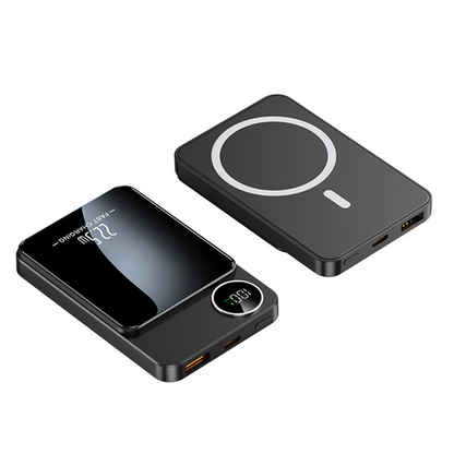 🔋⚡ Batterie externe 22,5 W – magnétique, mince, charge 3 appareils à la fois !