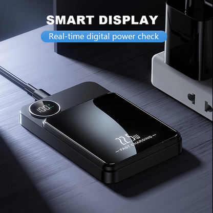 🔋⚡ Batterie externe 22,5 W – magnétique, mince, charge 3 appareils à la fois !