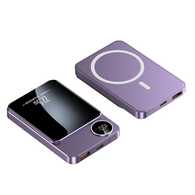 🔋⚡ Batterie externe 22,5 W – magnétique, mince, charge 3 appareils à la fois !