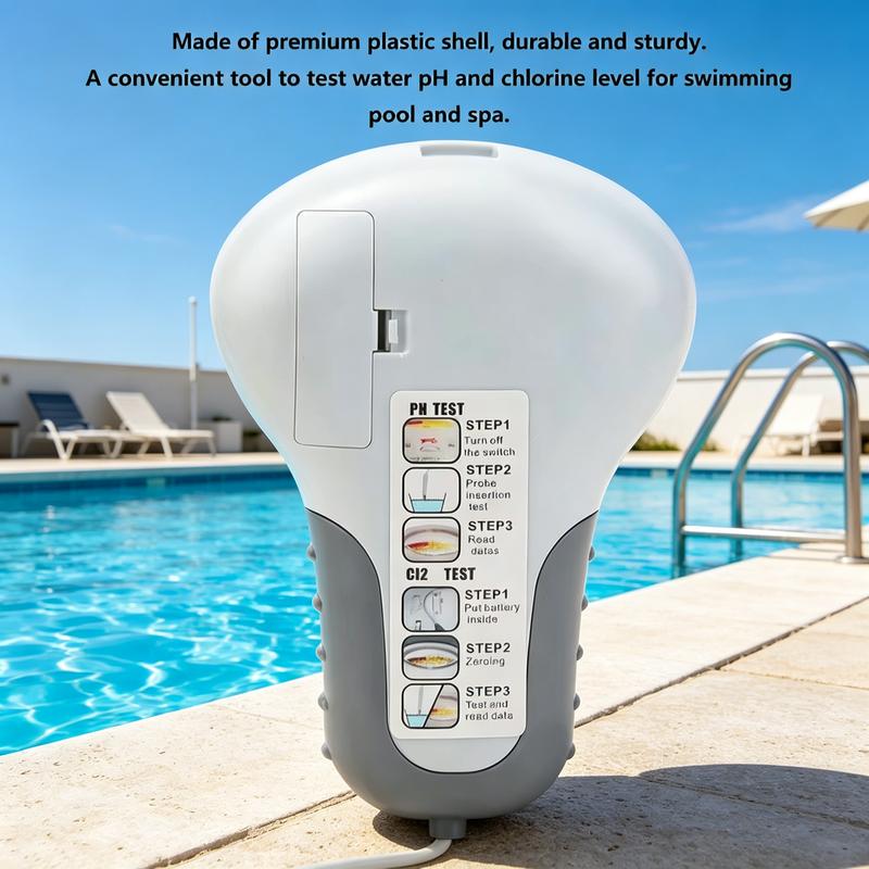 🔬 50% DE RÉDUCTION 💧 Testeur 2-en-1 pH & Chlore – Mesures précises pour eau cristalline – Idéal pour piscine ou spa – rapide, fiable et facile à utiliser 🏊✨