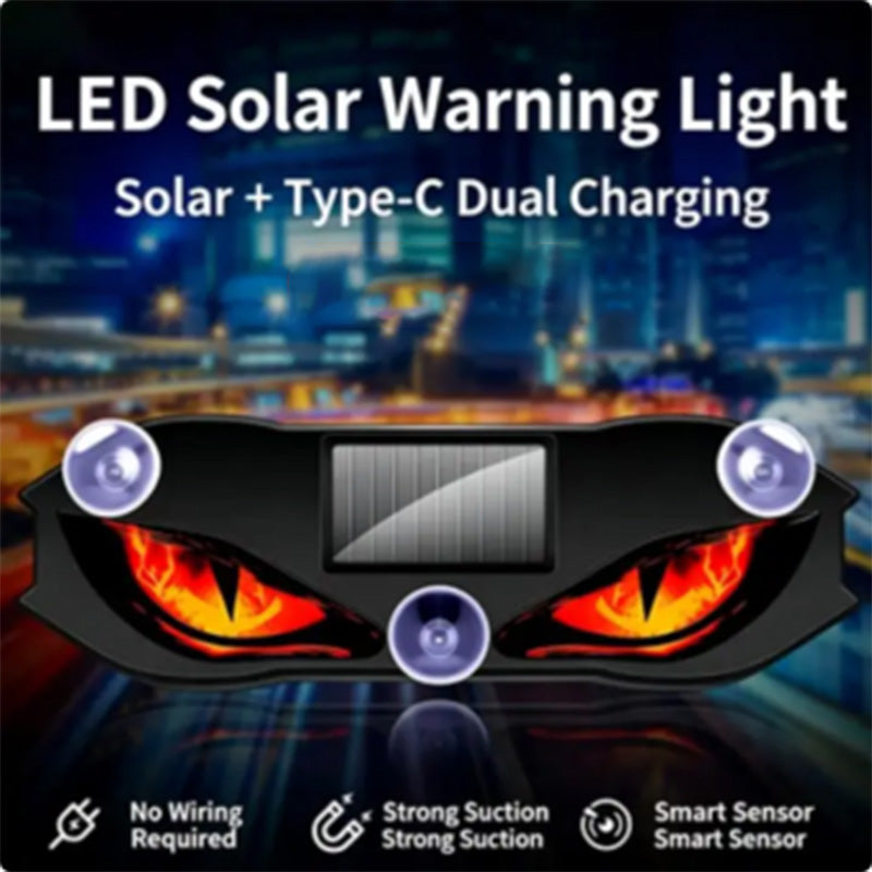 🚗🔆 Feu d'avertissement LED à énergie solaire pour voiture – 50 % de réduction ! Alimenté par énergie solaire, résistant aux intempéries, activation automatique à la tombée de la nuit – pour plus de sécurité sur le bord de la route. 🔥🛡️