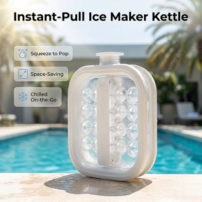 Bouilloire portable en silicone pour fabriquer des boules de glace