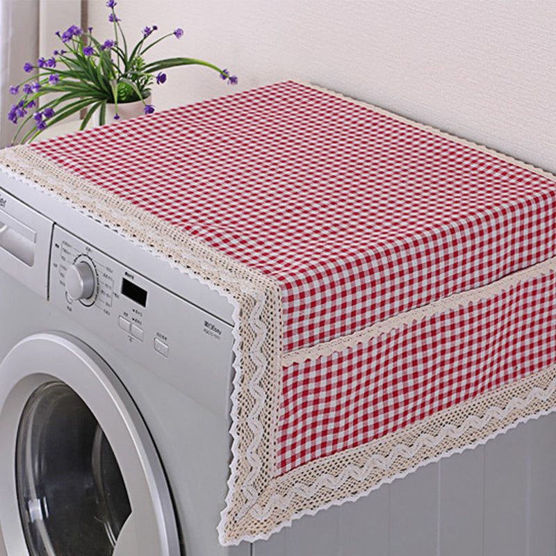 💖DERNIER JOUR DE SOLDE !!💖✨Housse de protection en coton et lin pour réfrigérateur, avec poches