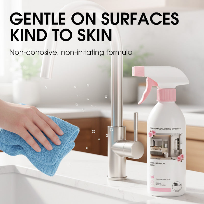 Nettoyant multi-usages en spray pour salle de bains