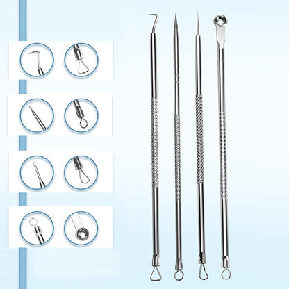 Kit d'outils en acier inoxydable pour éliminer les points noirs