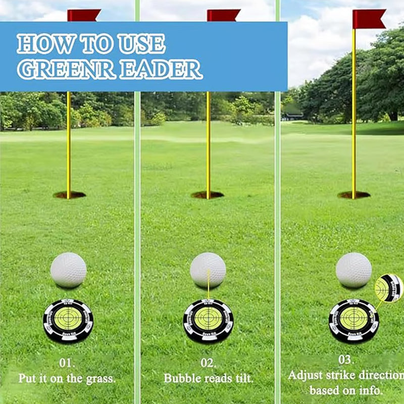 Niveau de lecture de green et marqueur de balle Precision Golf