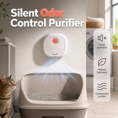 🔥50 % de réduction pour une durée limitée ! 🌬️Dites adieu aux mauvaises odeurs grâce à cet appareil ! Élimineur d'odeurs pour animaux de compagnie « Smart Quiet »