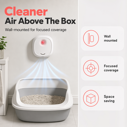 🔥50 % de réduction pour une durée limitée ! 🌬️Dites adieu aux mauvaises odeurs grâce à cet appareil ! Élimineur d'odeurs pour animaux de compagnie « Smart Quiet »