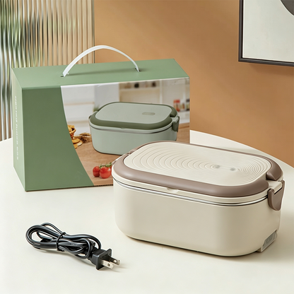 ⚡🍛 Lunch box électrique portable – Chauffe rapide sans vapeur, branchez et dégustez, idéale pour le travail, l’université ou les chantiers 🚧📚