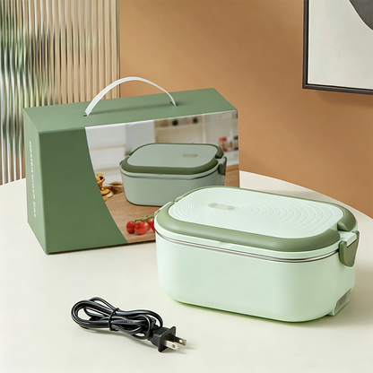 ⚡🍛 Lunch box électrique portable – Chauffe rapide sans vapeur, branchez et dégustez, idéale pour le travail, l’université ou les chantiers 🚧📚