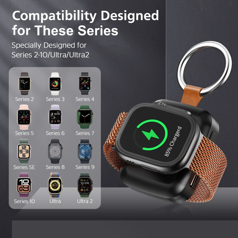 Chargeur portable en porte-clés pour montres connectées