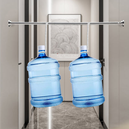 🔧 50 % DE RÉDUCTION EN CE MOMENT ! 📏 Tringle réglable sans perçage – Montage sans outils, fixation solide et polyvalente – Crée instantanément un espace de rangement partout et à tout moment 🏠