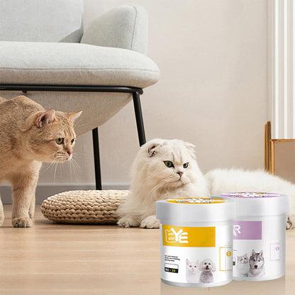🌿 1 acheté 1 offert 🐶 Lingettes nettoyantes yeux et oreilles – À base de plantes, sans parfum, nettoie en douceur les yeux et les oreilles de votre compagnon à quatre pattes 🐱💚