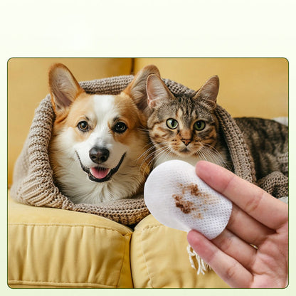 🌿 1 acheté 1 offert 🐶 Lingettes nettoyantes yeux et oreilles – À base de plantes, sans parfum, nettoie en douceur les yeux et les oreilles de votre compagnon à quatre pattes 🐱💚