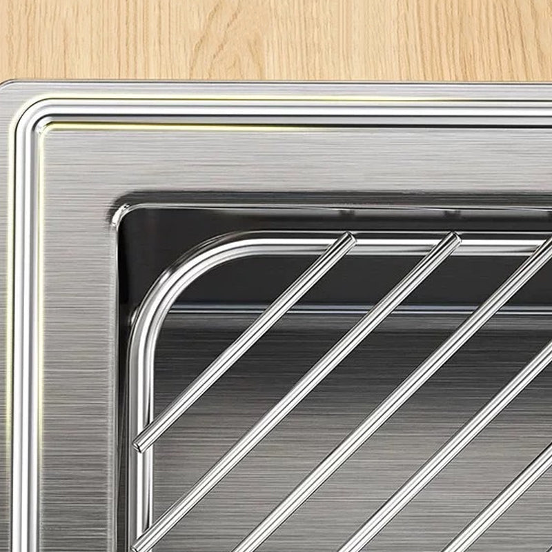 🌀🧼 50k+ adoptés · Tapis égouttoir enroulable – Ultra flexible, se range dans un tiroir, idéal pour les studios, les camping-cars et les cuisines de location, déroulez, égouttez, rangez 🔑🧳