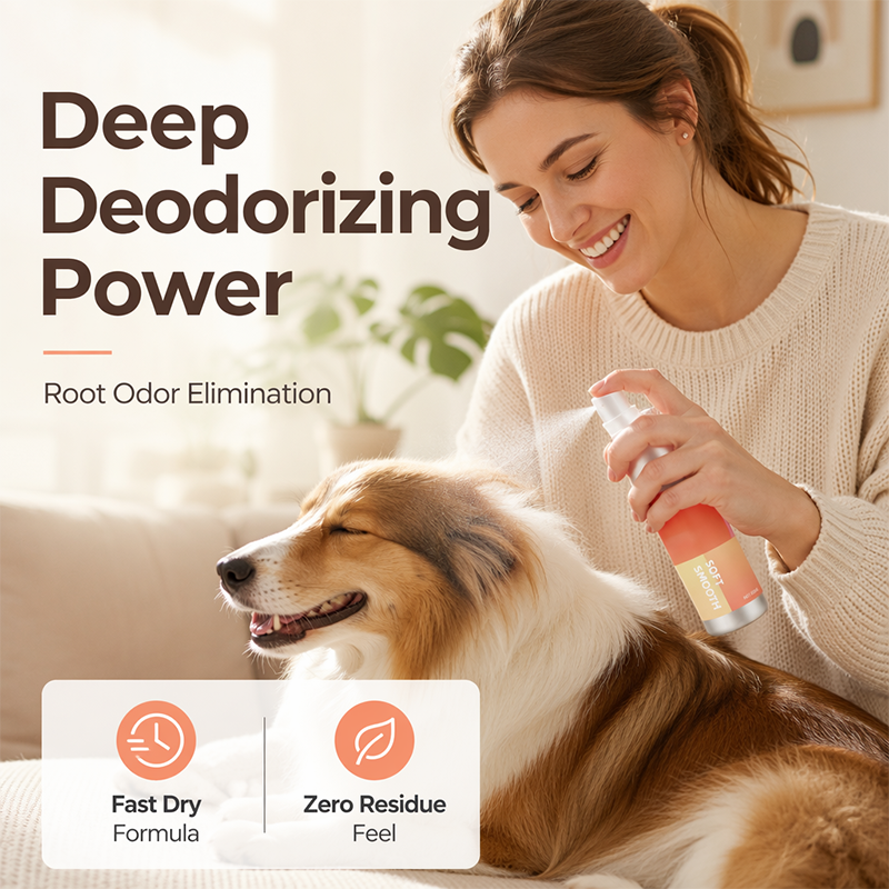 Vaporisateur nettoyant doux à l'eau ionisée pour animaux de compagnie
