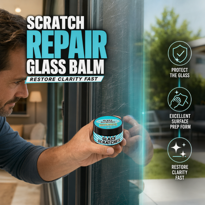 🔥Promotion exceptionnelle : 57 % de réduction🔥 Pâte polyvalente pour réparer les rayures sur le verre – 50 g, pour fenêtres, miroirs et vitres de voiture