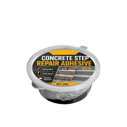 💞 PLUS DE 50 000 EXEMPLAIRES VENDUS ! 🔧🏠 55 % DE RÉDUCTION ! Colle de réparation pour marches en béton – Colle de manière permanente les marches et allées fissurées. Résistante aux intempéries : supporte la chaleur, le gel et la pluie! 🛡️✨