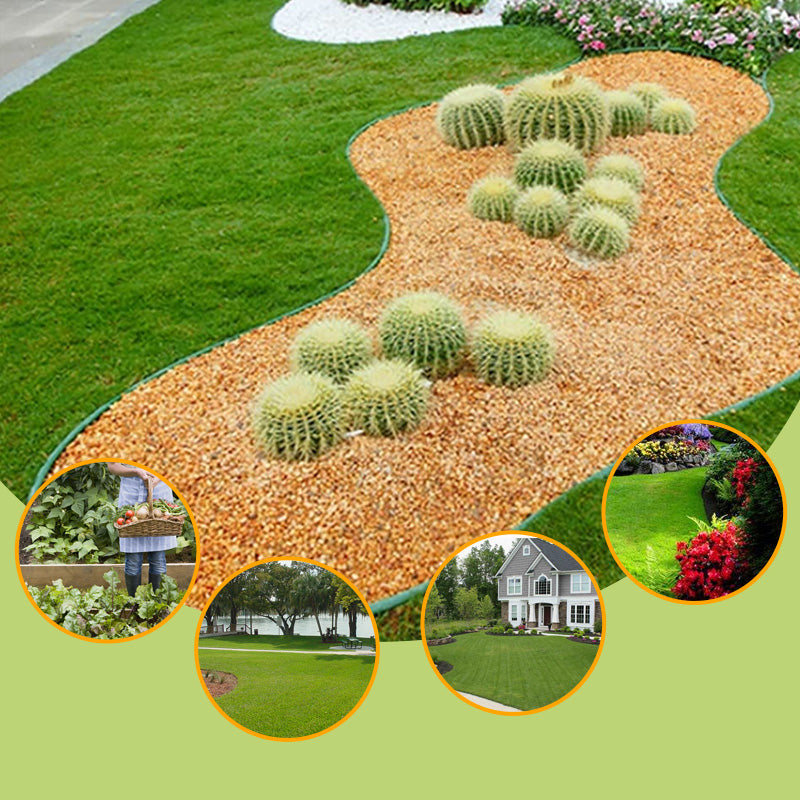 🌿 OFFRE LIMITÉE -53% 🏡 Bordure de Jardin 10m — 30 Piquets, Sans Creuser, Résistante aux Intempéries