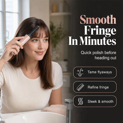 🎉 SOLDES 2027 – 50% ! PLUS DE 26 000 VENDUES ! 💰 Peigne Portatif pour Franges – Plastique – Sans Fil & Chauffant Doux for Retouches Rapides