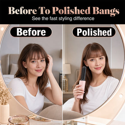🎉 SOLDES 2027 – 50% ! PLUS DE 26 000 VENDUES ! 💰 Peigne Portatif pour Franges – Plastique – Sans Fil & Chauffant Doux for Retouches Rapides