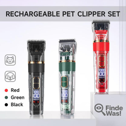 ✂️ 50% DE RÉDUCTION ! 🐾 Tondeuse Silencieuse Animaux – Titane-Céramique + ABS – Rechargeable & 1200 mAh for Chats & Chiens