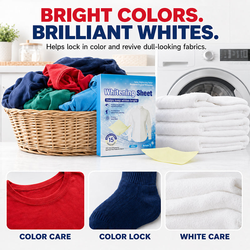 Feuilles blanchissantes pour le linge, pour éliminer le jaunissement