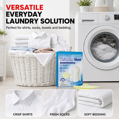Feuilles blanchissantes pour le linge, pour éliminer le jaunissement