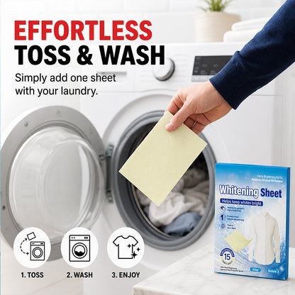 Feuilles blanchissantes pour le linge, pour éliminer le jaunissement