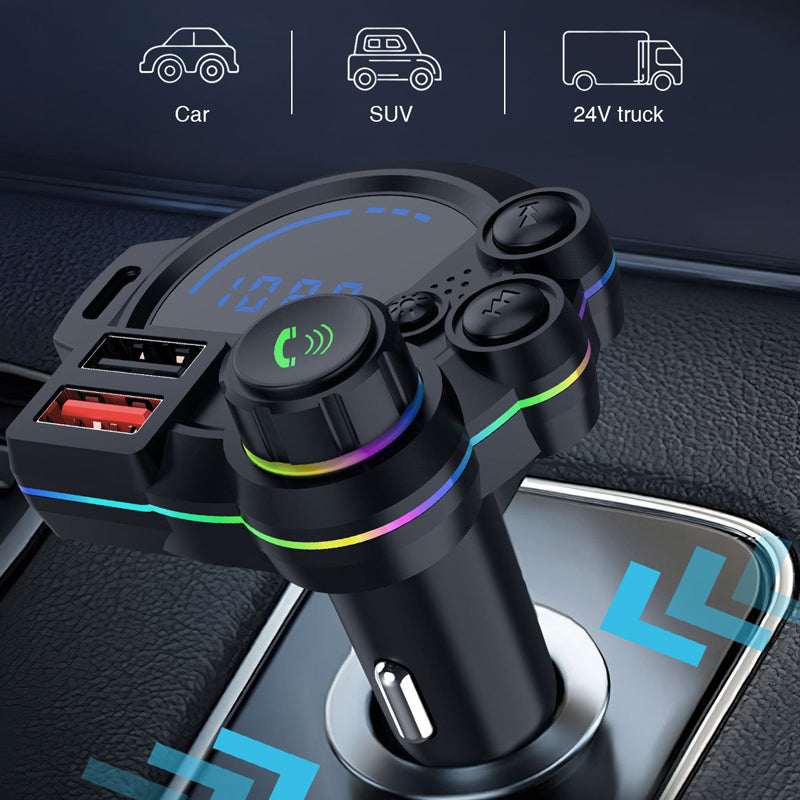 📢📢50 % DE RÉDUCTION !! ⏰Émetteur FM double pour voiture à recharge rapide