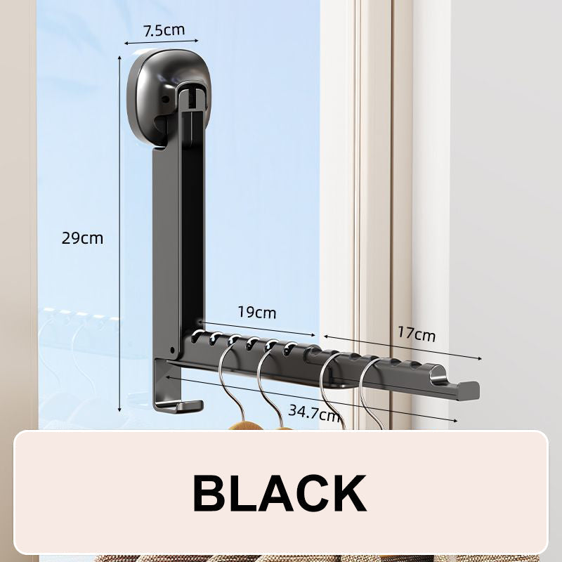 🧺 Séchoir à linge à ventouses, réglable et pliable – il s'allonge et se replie pour s'adapter à tous les espaces ! 💨✨