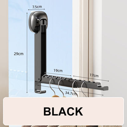 🧺 Séchoir à linge à ventouses, réglable et pliable – il s'allonge et se replie pour s'adapter à tous les espaces ! 💨✨