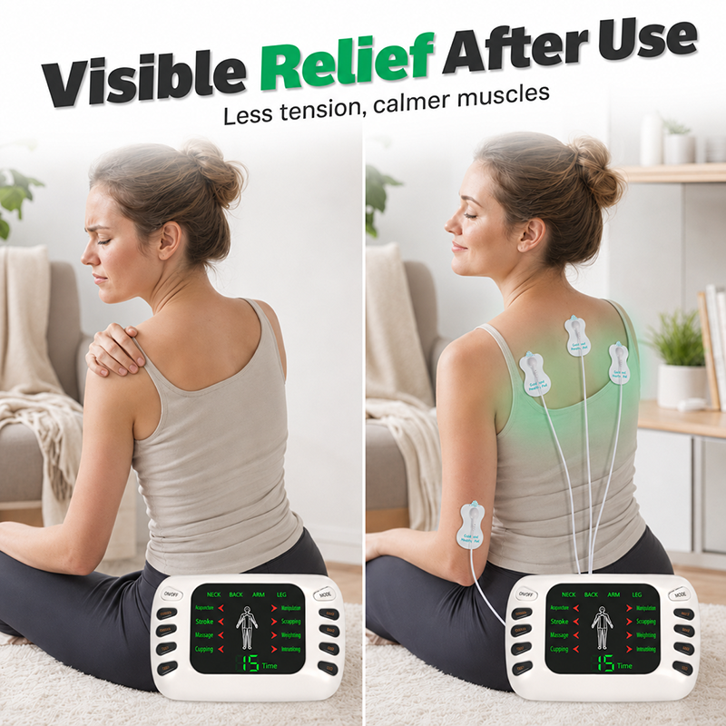 Appareil de massage électrique portable pour soulager la fatigue